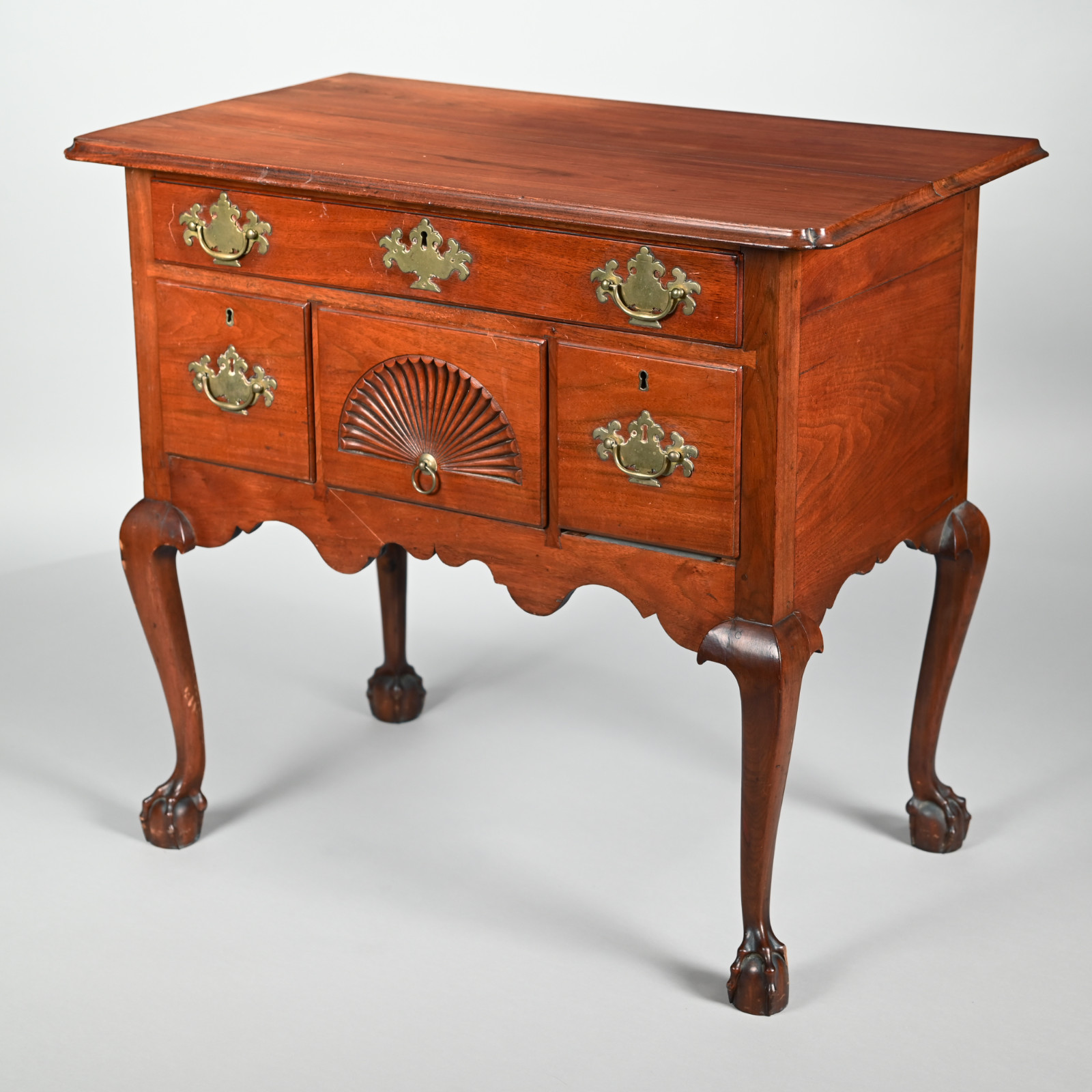 Chippendale Mahogany Lowboy, Salem, Massachusetts