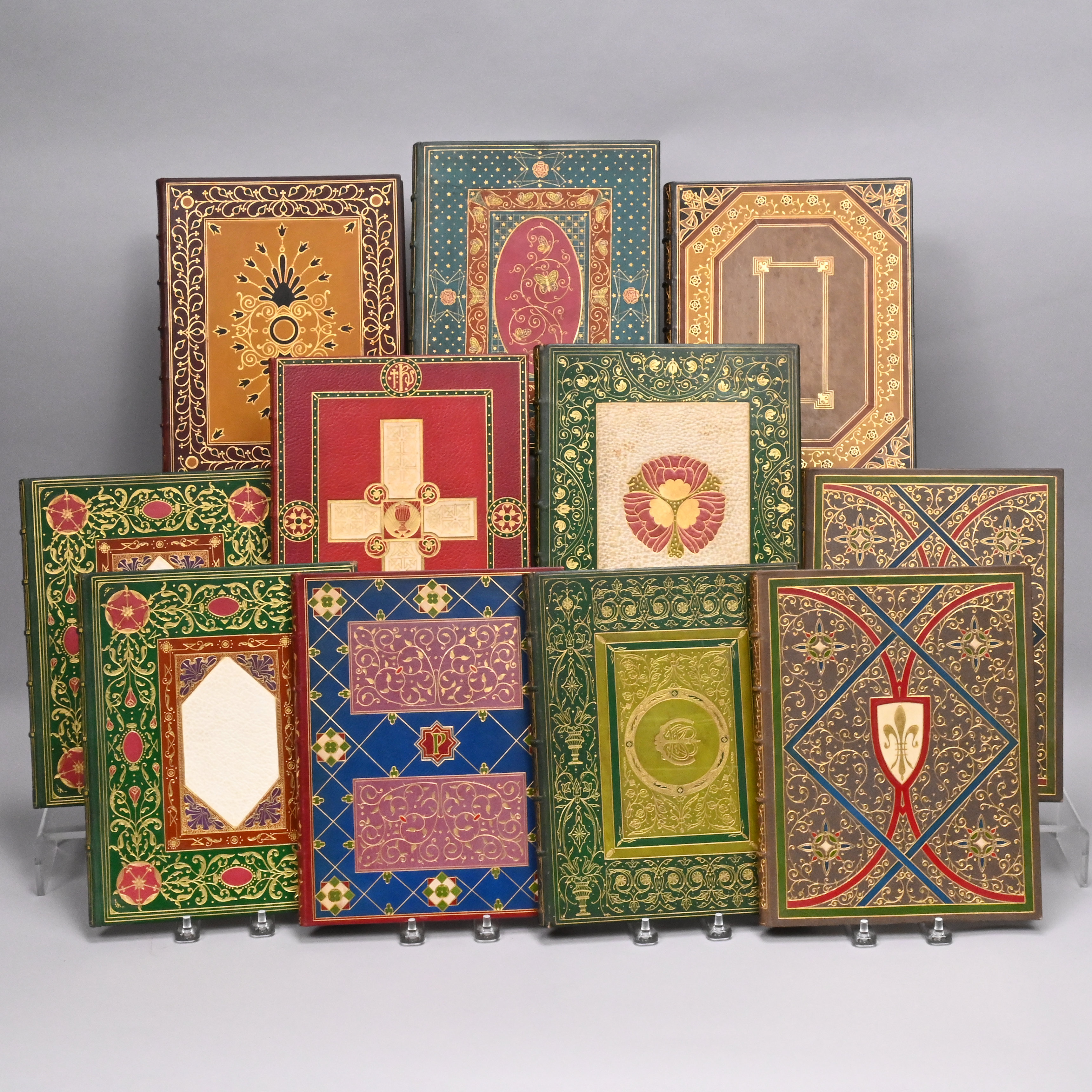 Set of Eleven Saint Dunstan Illuminated Volumes
