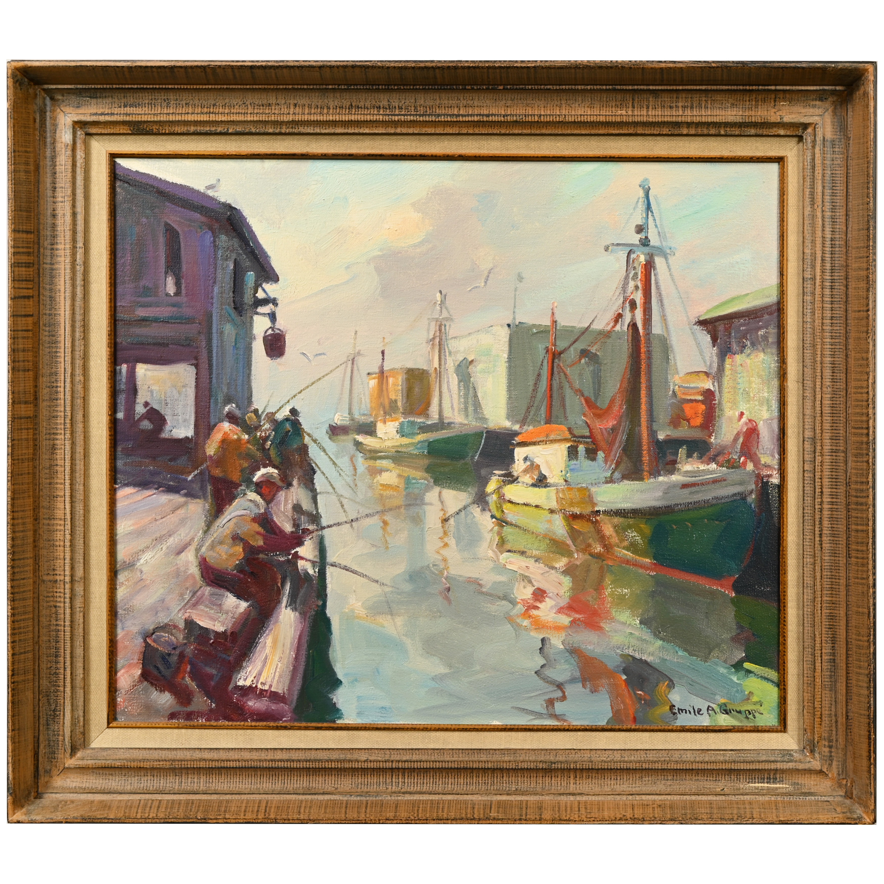 Emile A. Gruppe - 'Smelt Fishermen'