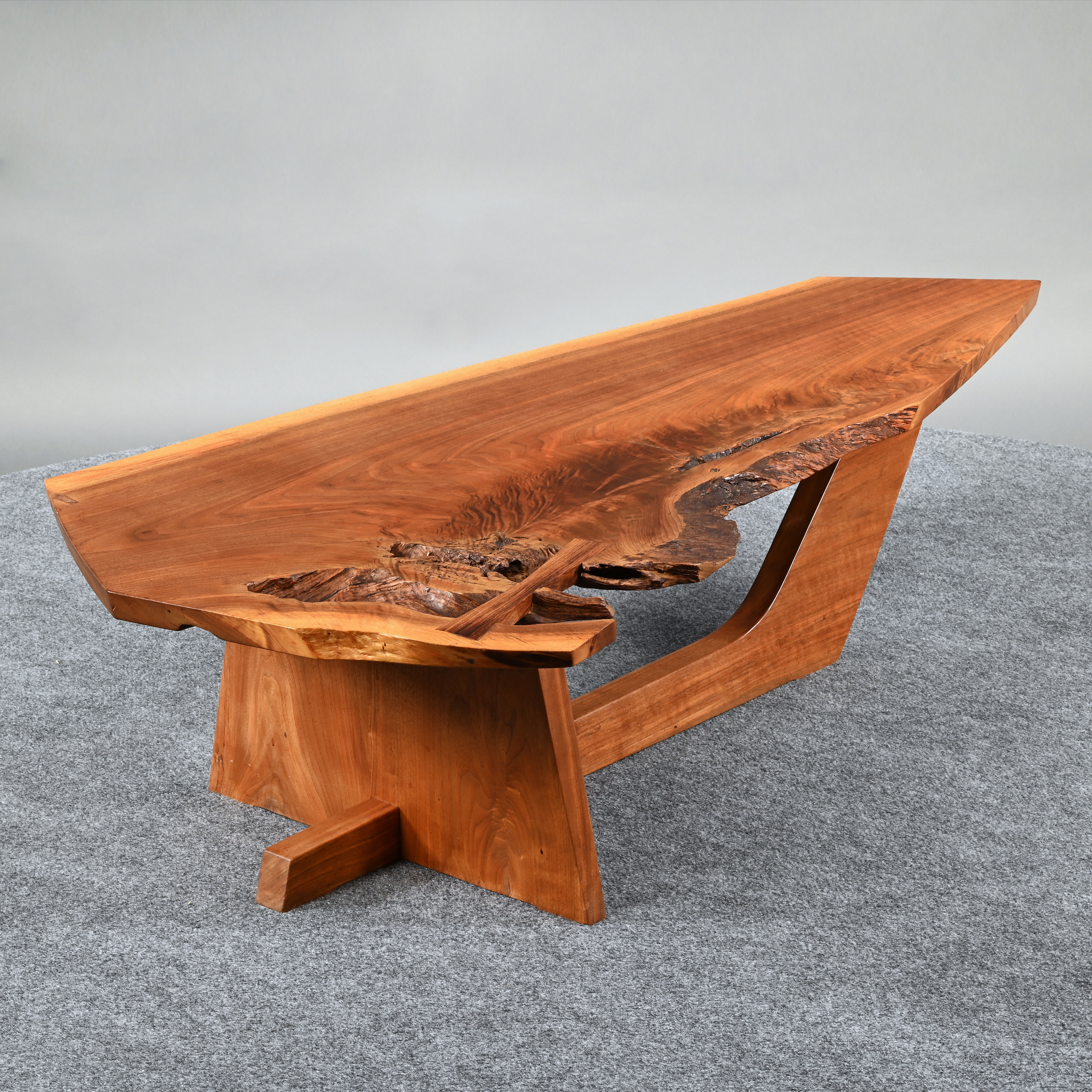 Rare George Nakashima Sled-base Coffee Table